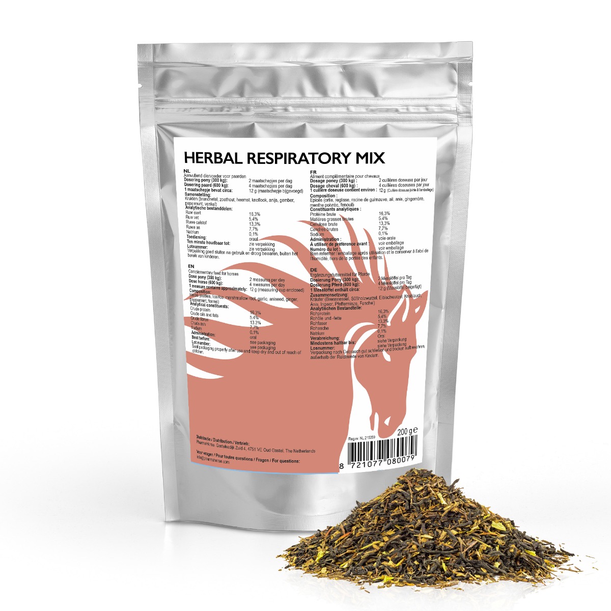 Herbal Respiratory Mix paard 200 gram