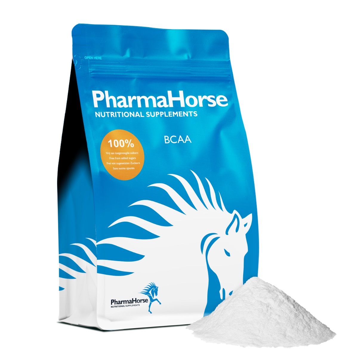 Navulverpakking BCAA paard 1000 gram