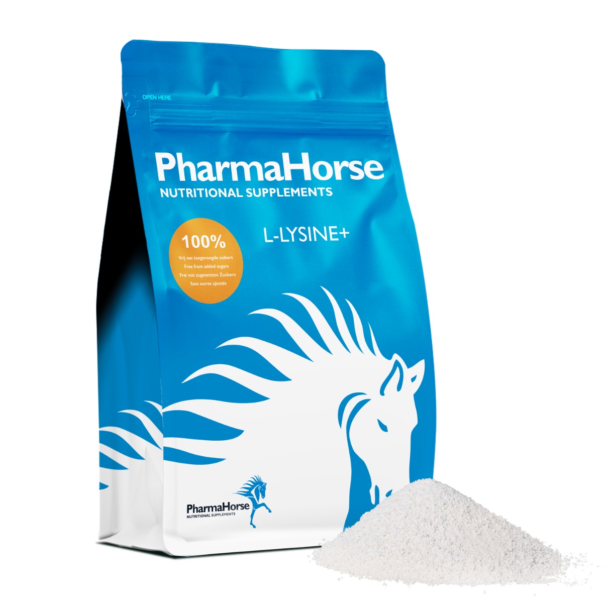Navulverpakking L-Lysine+ paard 1000 gram