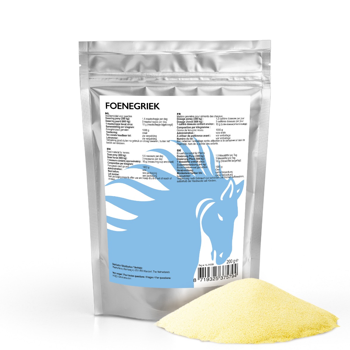 Foenegriek paard 200 gram
