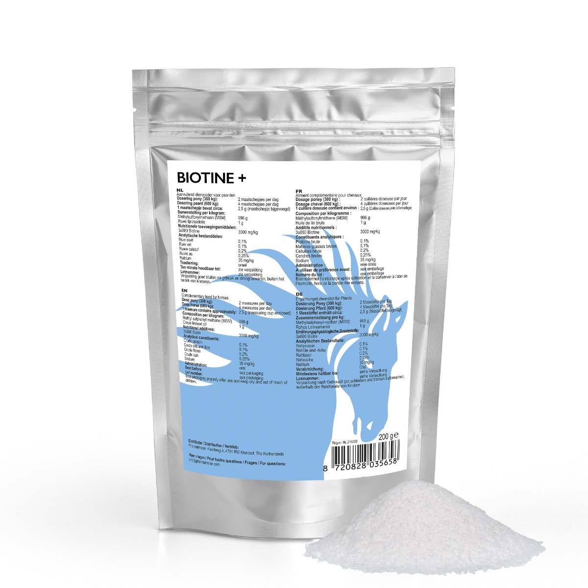 Biotine+ paard 200 gram