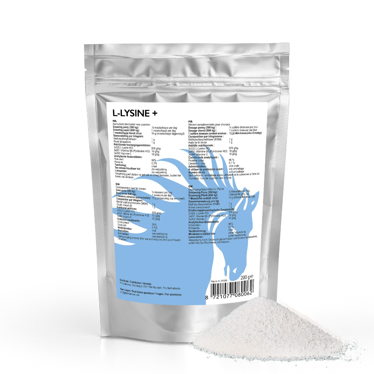 L-Lysine+ paard 200 gram