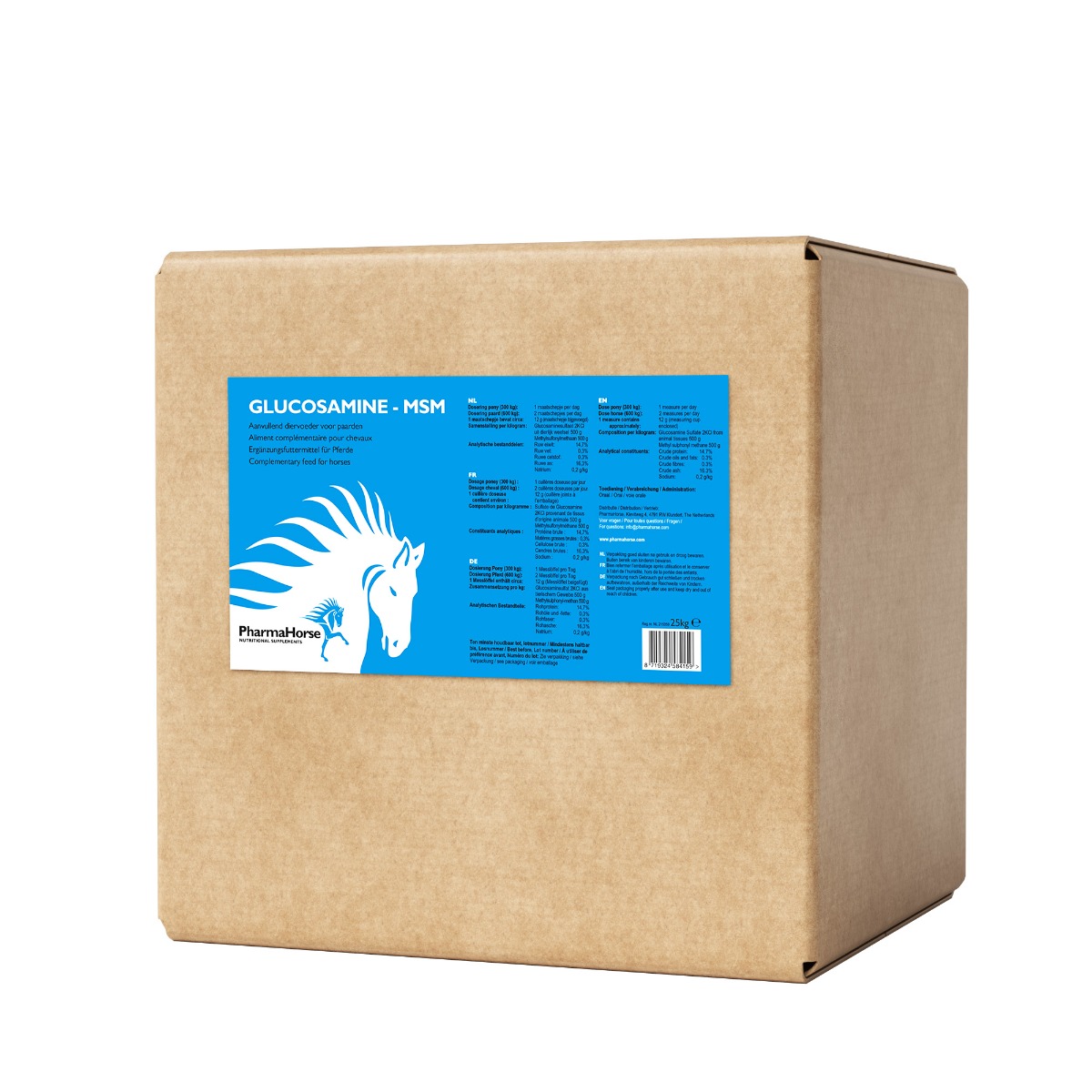 Glucosamine & MSM paard 25 kg