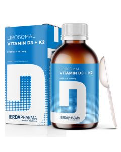 Liposomale Vitamine D3 + K2 puur - 250 ml - humaan