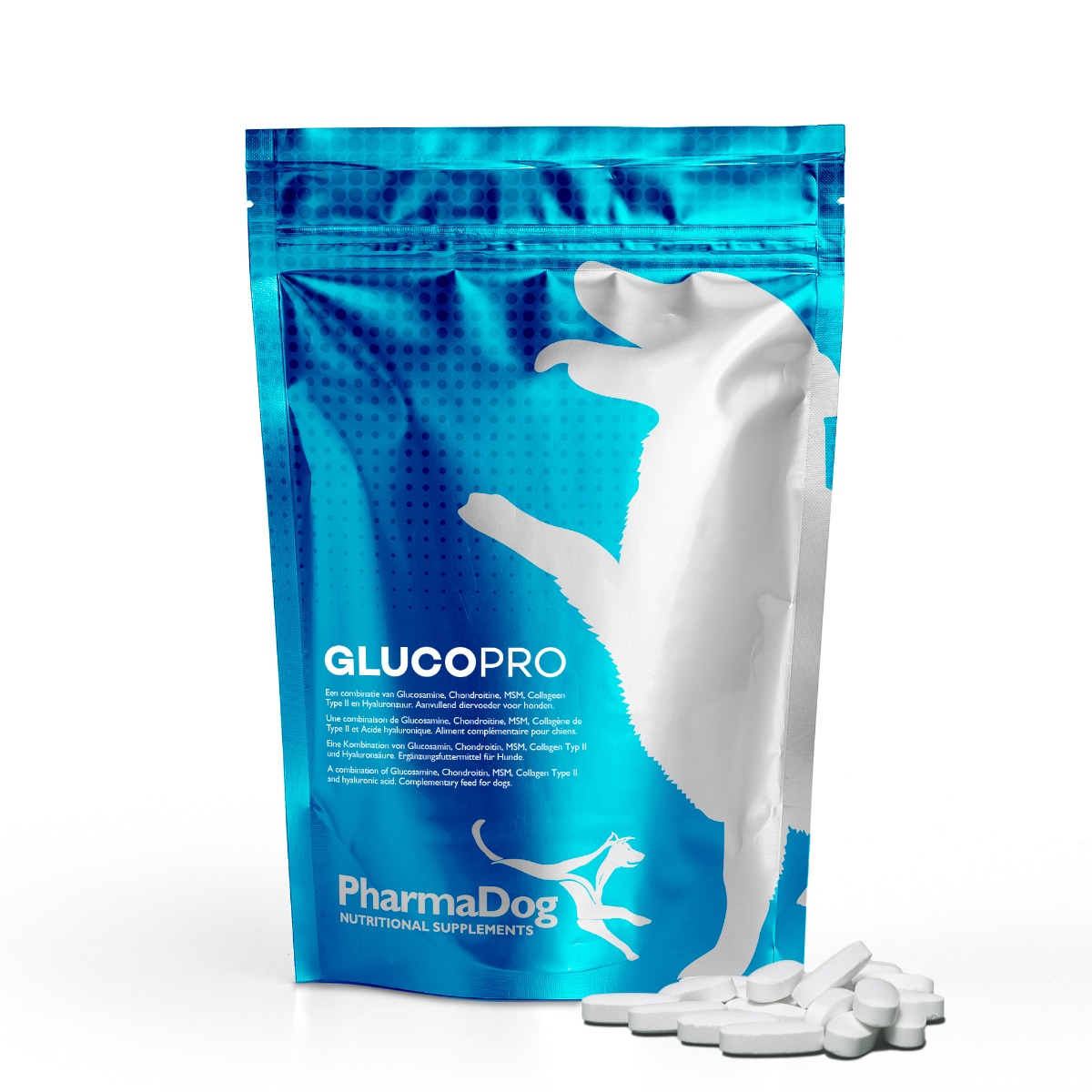 Afbeelding Glucopro hond door Pharmahorse.nl