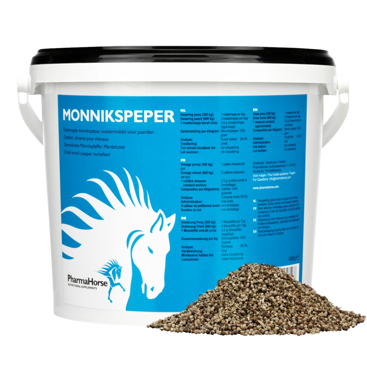 Afbeelding Monnikspeper paard door Pharmahorse.nl