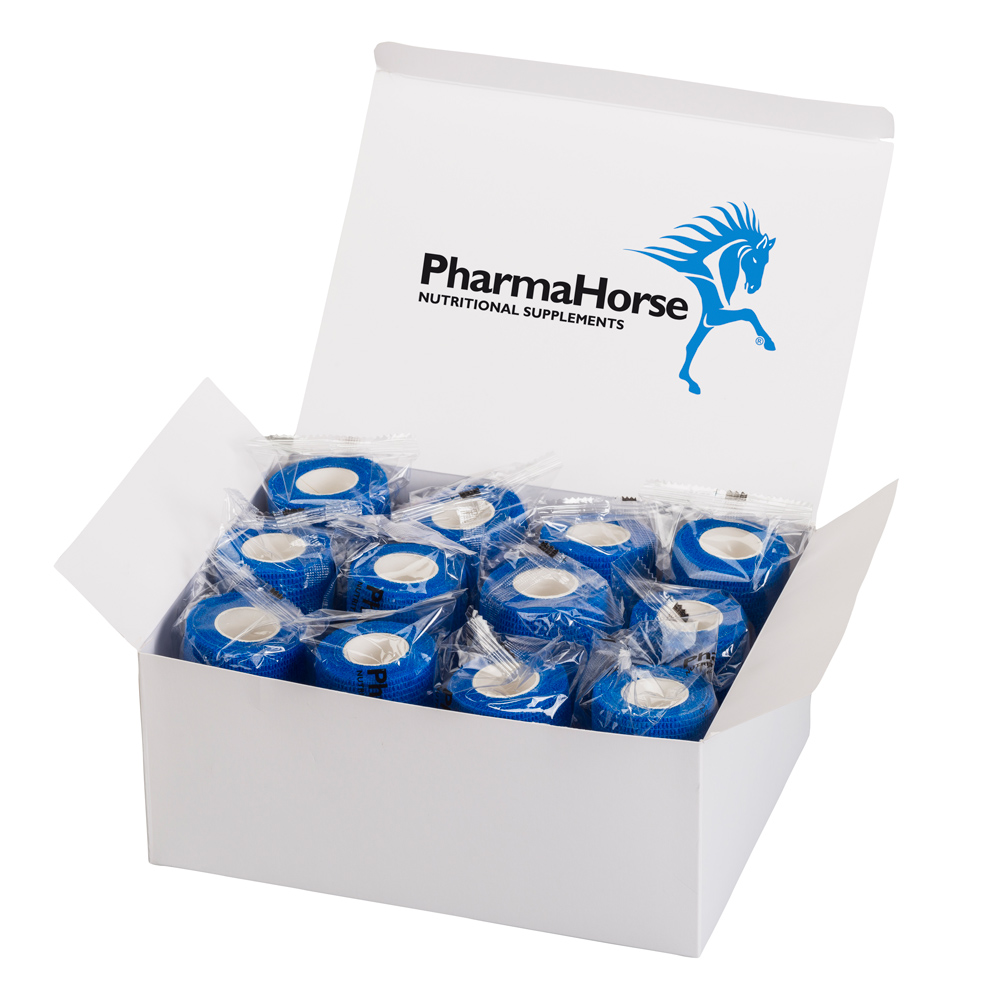 PharmaHorse Vetwrap blauw - 12 stuks