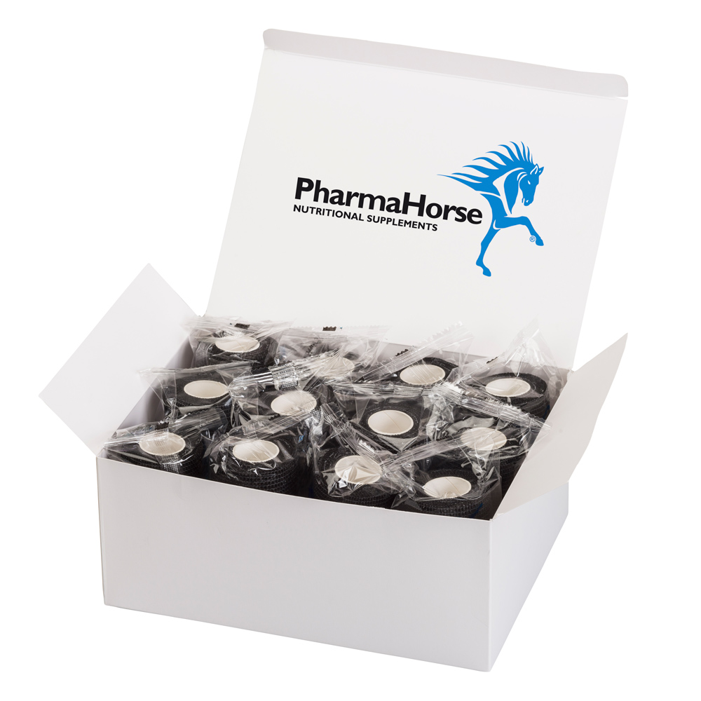 PharmaHorse Vetwrap zwart - 12 stuks